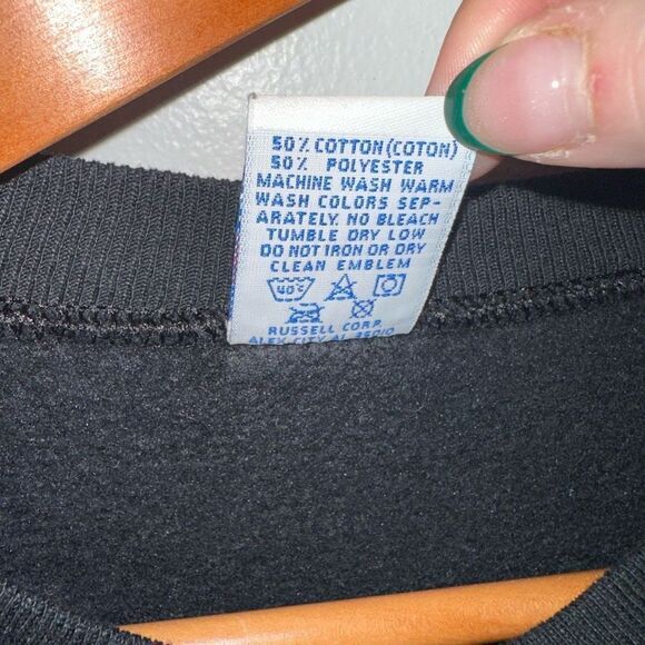 Vintage Russel Handmade custom Christmas Sweatshirt - Picture 7 of 7